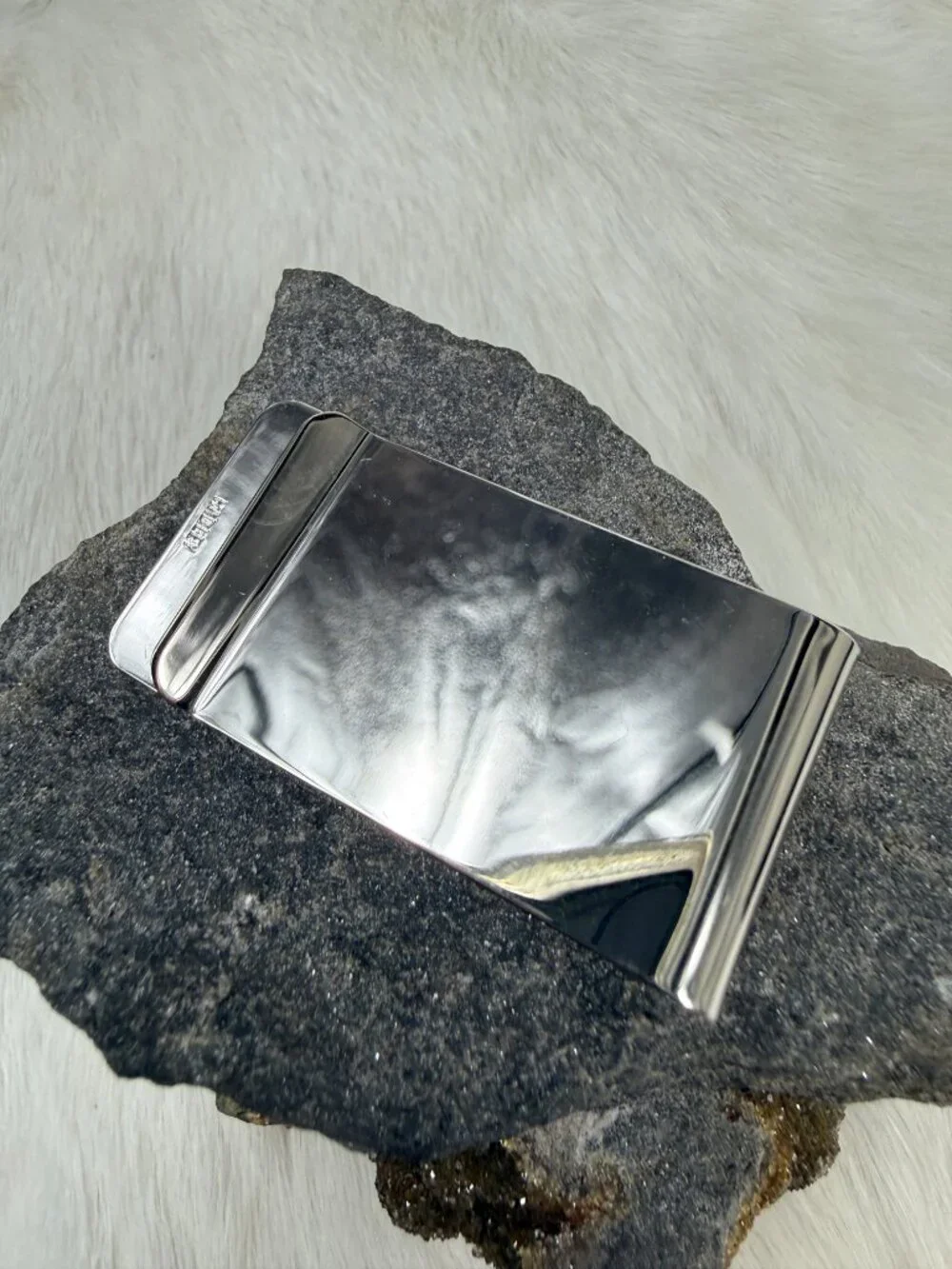 Vintage Hadley Silver Tone Money Clip 2